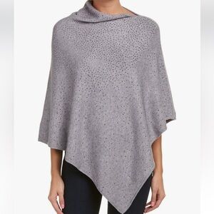 La Fiorentina Gray Poncho Wrap